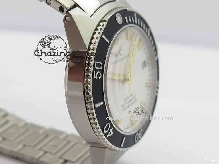 MIROTIME 0401 Aquatimer Automatic SS Noob Best Edition White Dial On SS Bracelet A Lightweight 7251